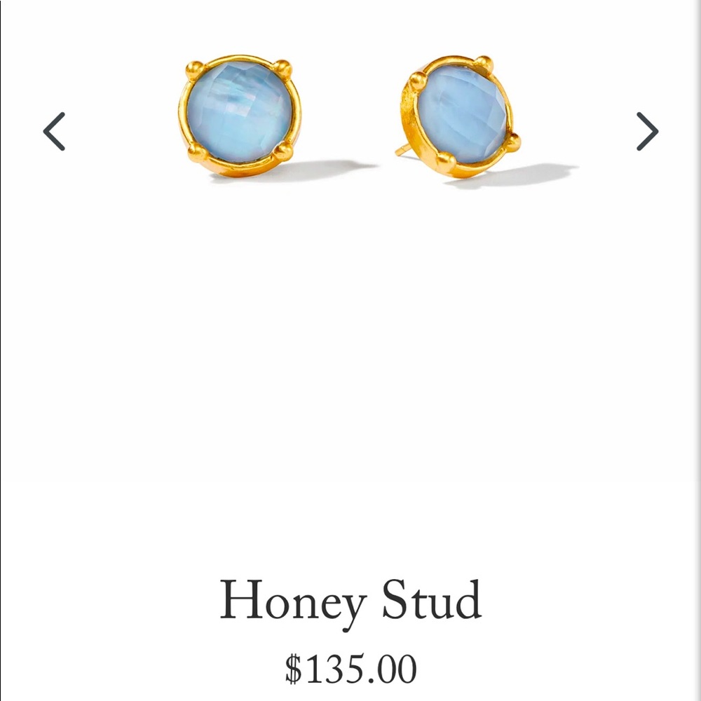 NWOT Julie Vos Honey Stud Earrings
